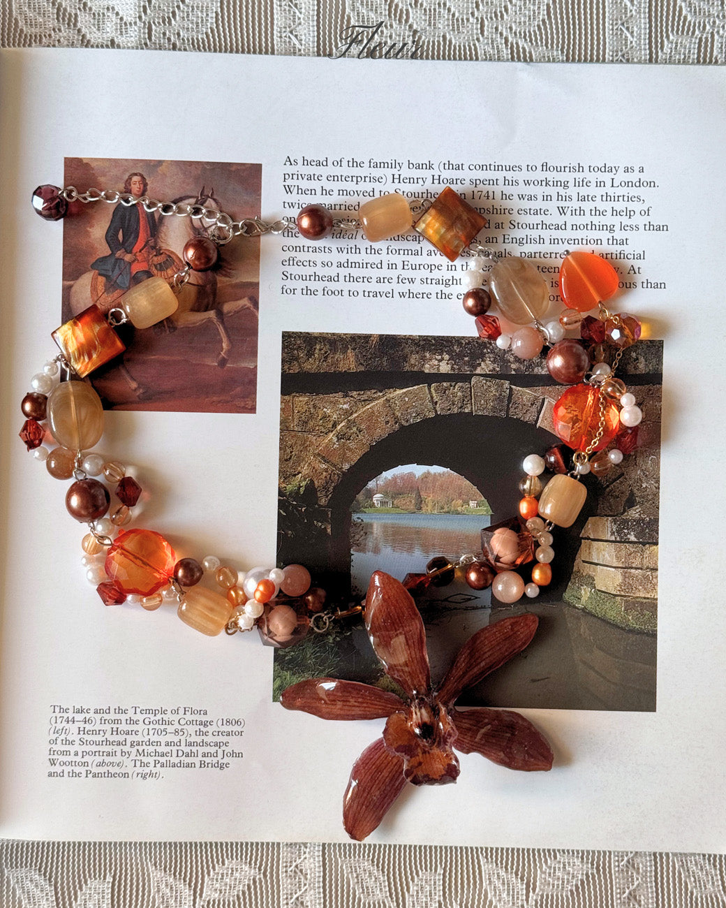 Golden Earth Orchid | Handmade Floral Jewelry