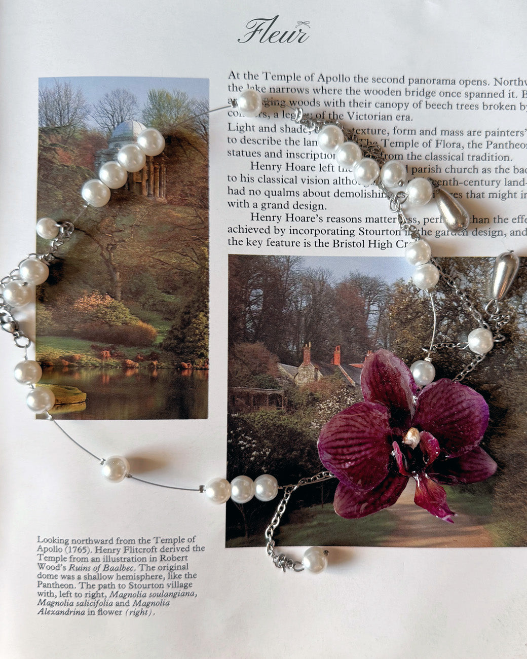 Orchid Drip | Handmade Floral Jewelry