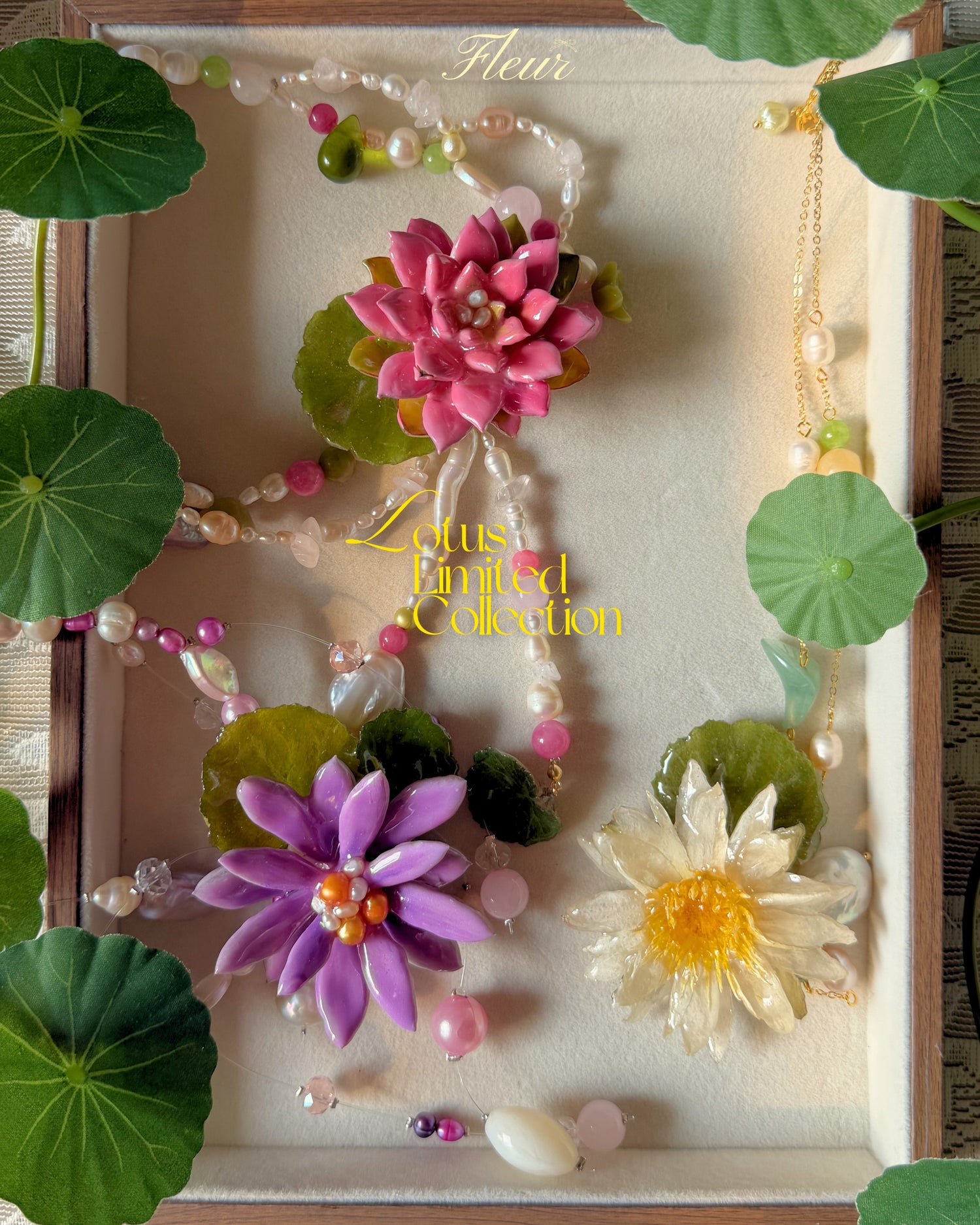 Lotus Limited Collection | Handmade Floral Jewelry