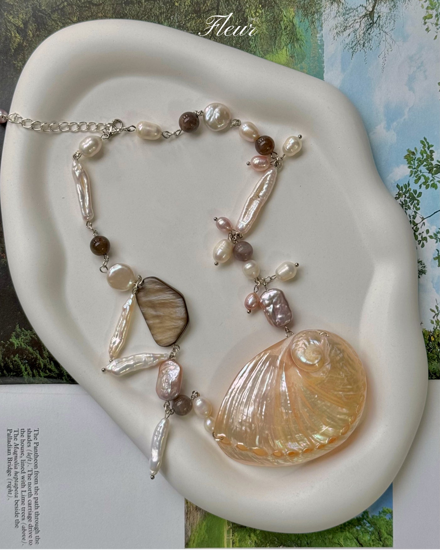 Pearl Shell Chic Necklace