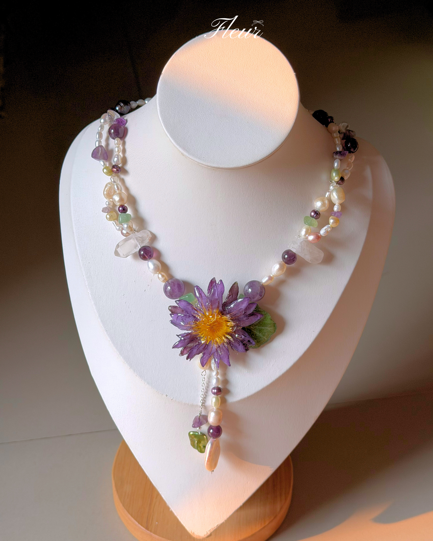 Moonlit Violet Lotus