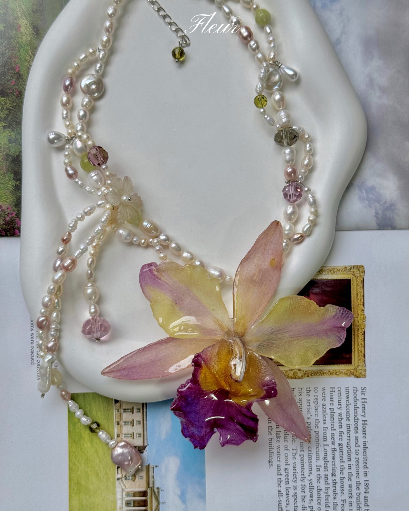 Enchanted Cattleya Necklace
