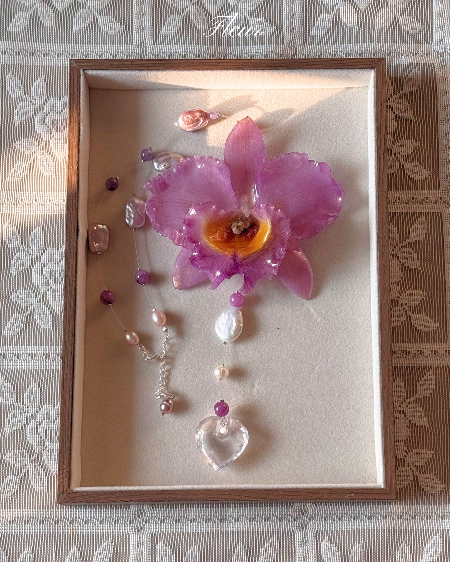 Blush Orchid Radiance Necklace