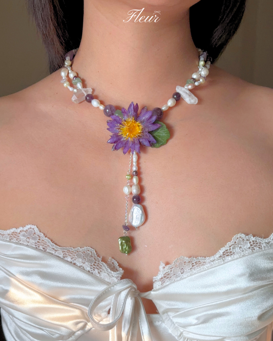 Moonlit Violet Lotus