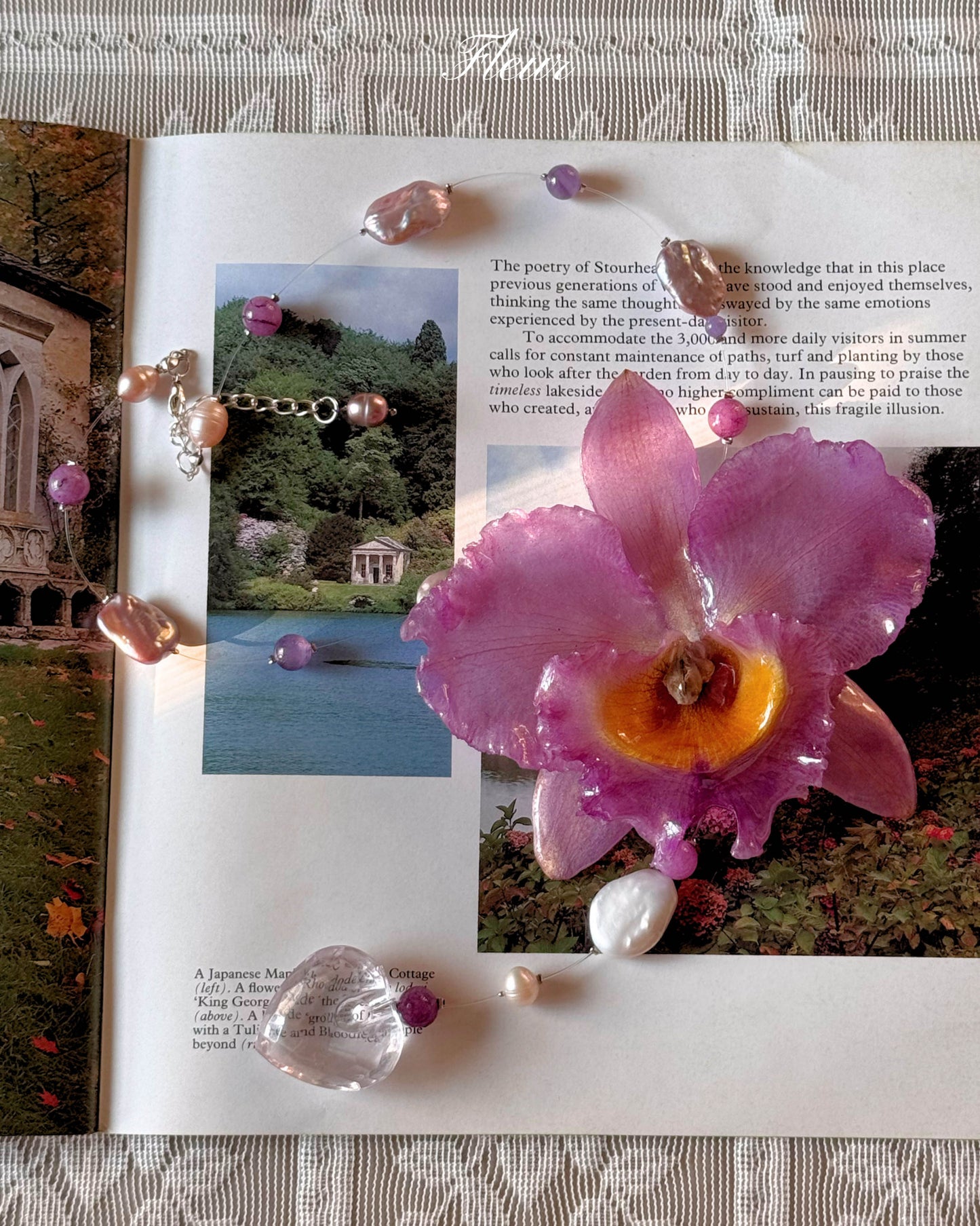 Blush Orchid Radiance Necklace