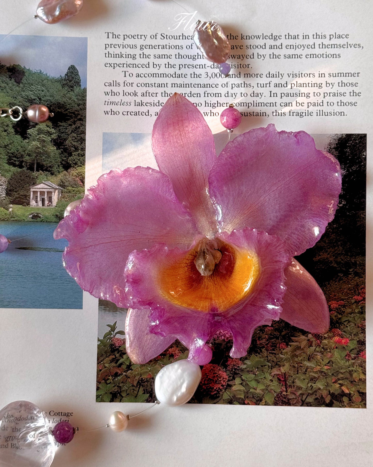 Blush Orchid Radiance Necklace