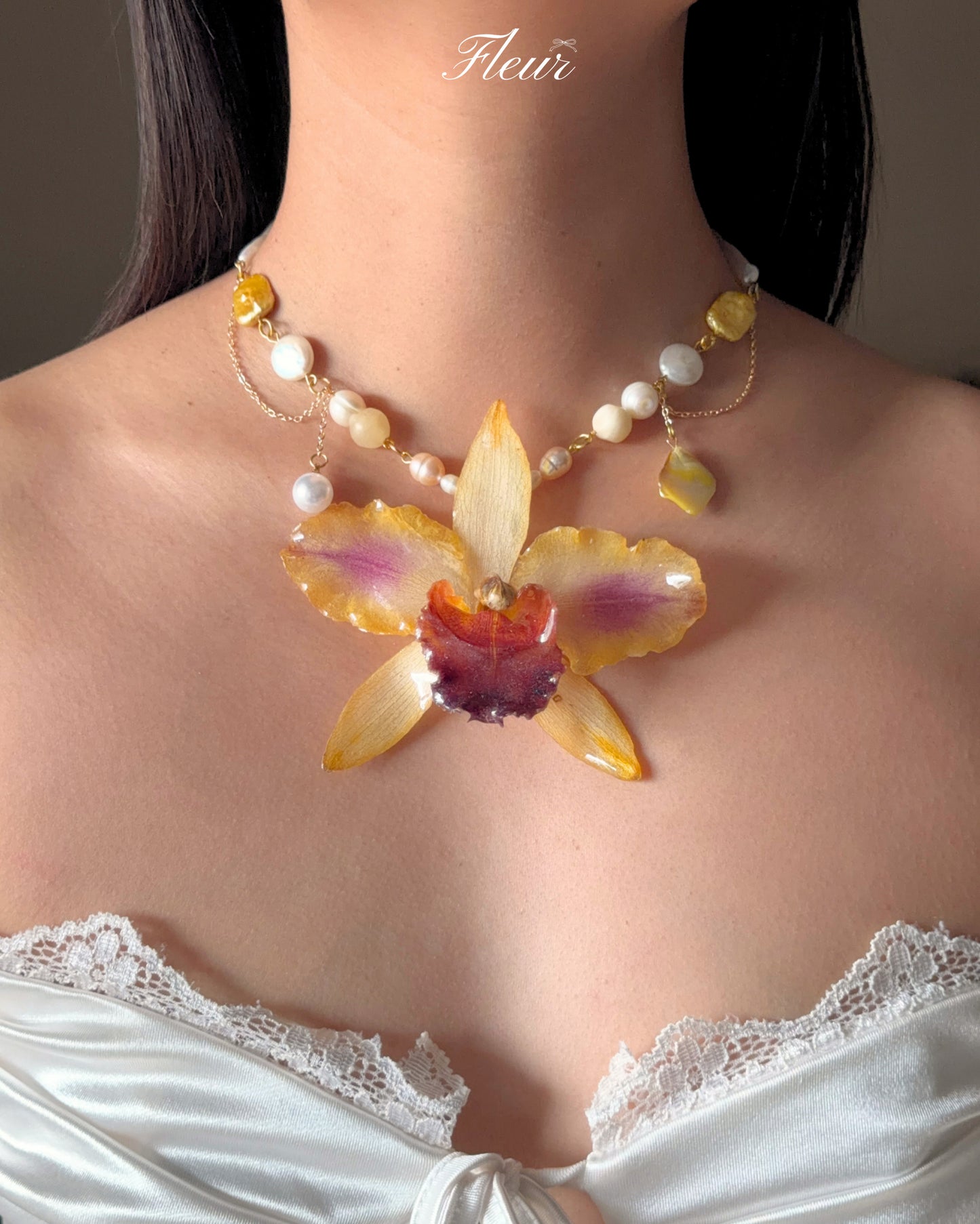 Golden Orchid Reverie