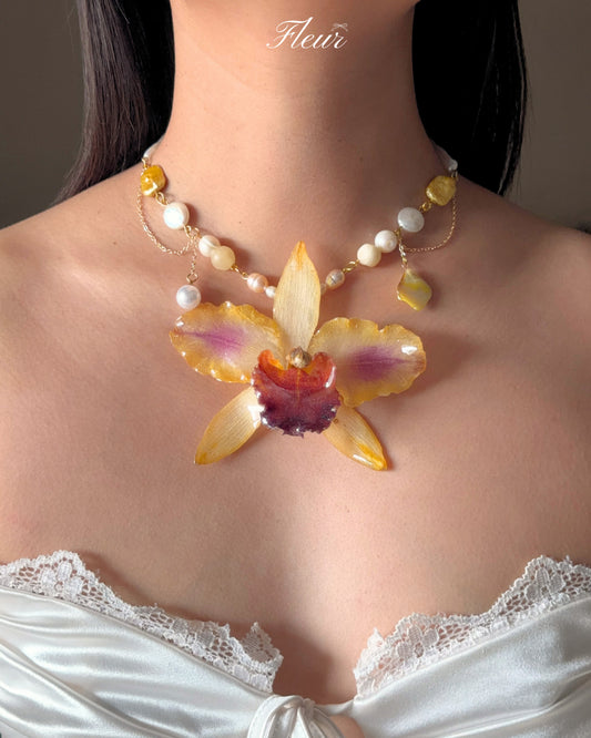 Golden Orchid Reverie