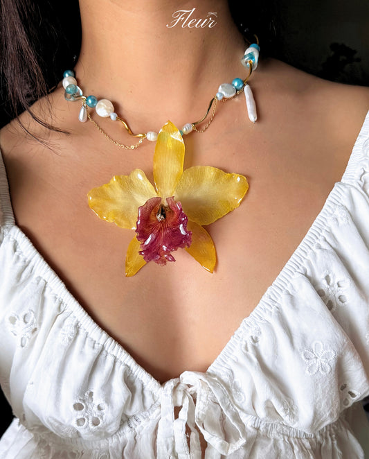 Enchanted Orchid Necklace