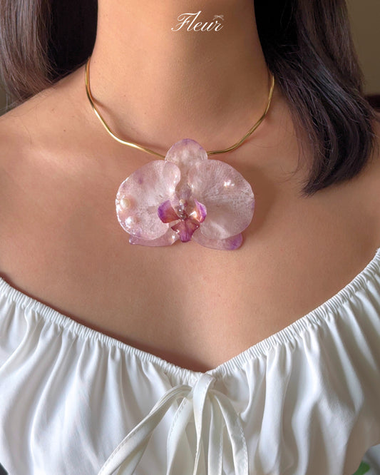 Blush Orchid Collar